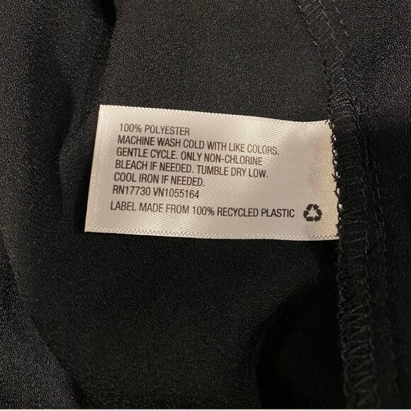 A New Day Dressy Black Short with Tie Belt - Size L - Picture 4 of 4